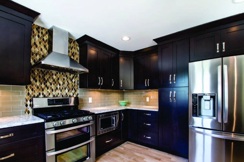 Ebony Shaker Espresso Color Cabinet By Jarlin
